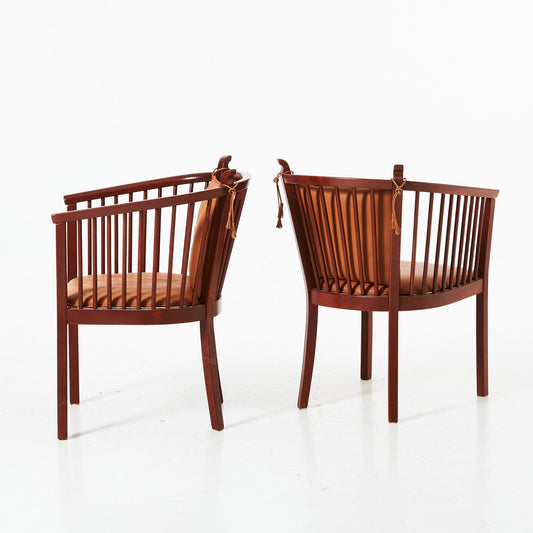 KARIN MOBRING & TOMAS JELINEK, frame chairs, 1 pair, "Stockholm"