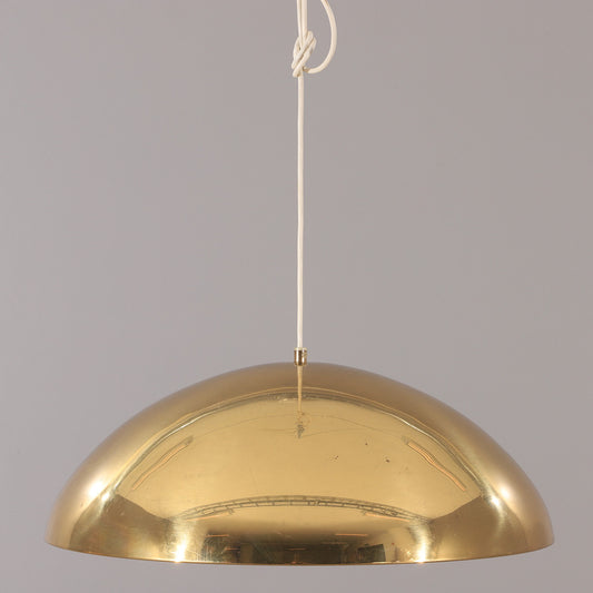 Bergboms, CEILING LAMP, brass with glass dome, Model "T-29"
